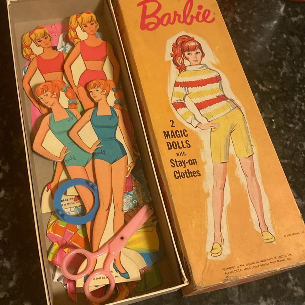 1969 BARBIE PAPER DOLL 2 SETs IN BOX - #4763 - ORIGINAL - Picture 9 of 11